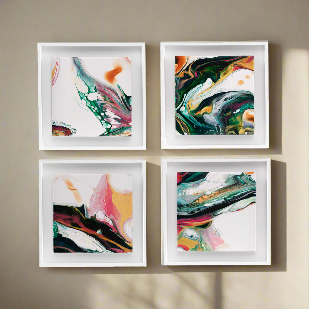 Embrace the change/ Collection of 4 paintings