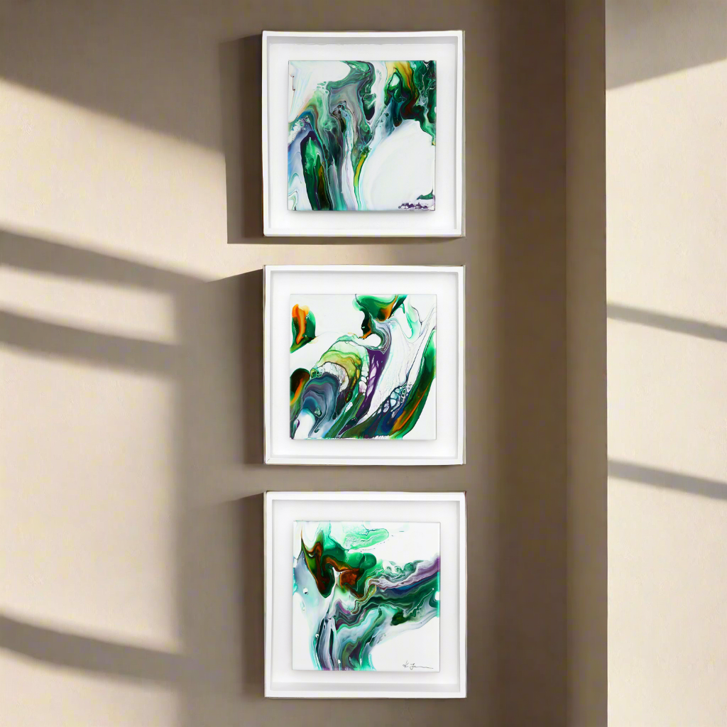 Fleeting Moment/ Collection of 3 paintings